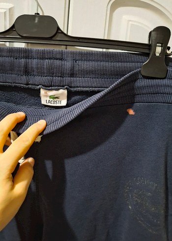 Lacoste Lacivert Kemerli Rahat Kesim Erkek Bermuda