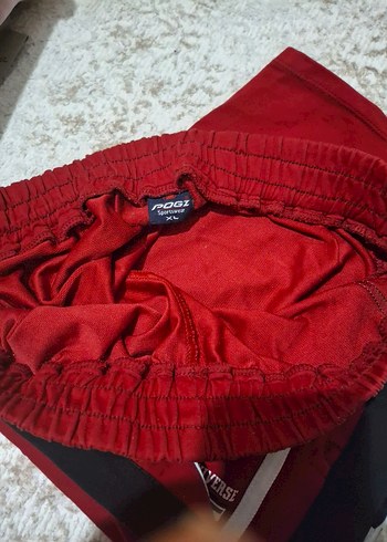 Kırmızı Baskılı Erkek Şort - Görsel 4