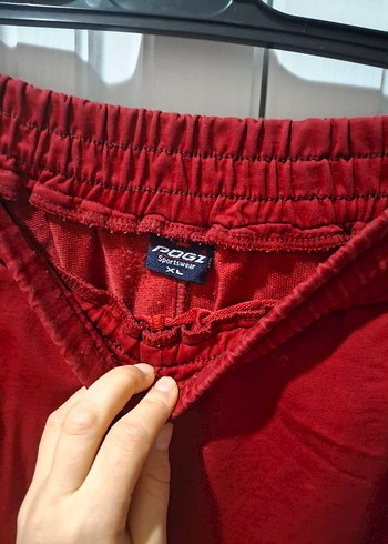 Kırmızı Baskılı Erkek Şort - Görsel 2