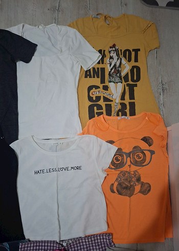 18 parça 10-16 yaş arası kız çocuğu kıyafetleri - Görsel 5