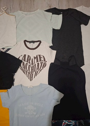 18 parça 10-16 yaş arası kız çocuğu kıyafetleri - Görsel 6