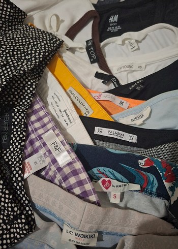 18 parça 10-16 yaş arası kız çocuğu kıyafetleri - Görsel 3