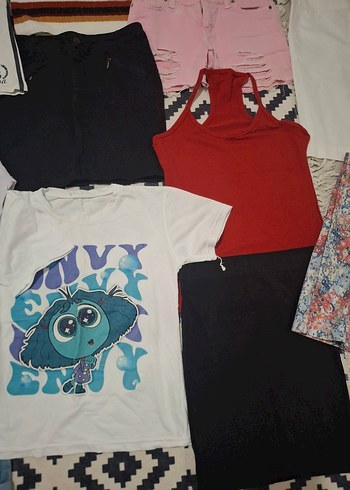 18 parça 9 10 11 12 13 14 15 yaş kız çocuğu kıyafetleri - Görsel 6