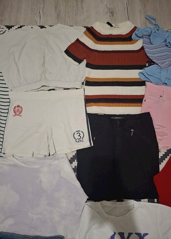 18 parça 9 10 11 12 13 14 15 yaş kız çocuğu kıyafetleri - Görsel 8