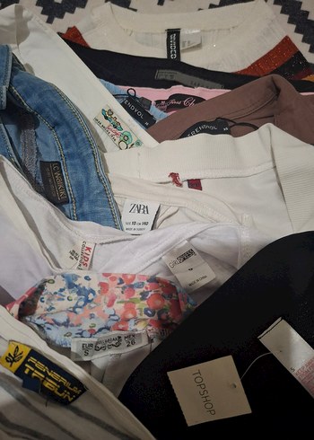 18 parça 9 10 11 12 13 14 15 yaş kız çocuğu kıyafetleri - Görsel 4