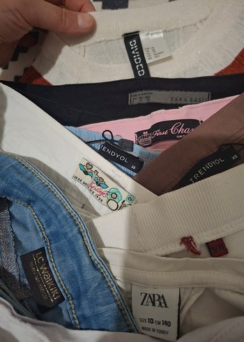 18 parça 9 10 11 12 13 14 15 yaş kız çocuğu kıyafetleri - Görsel 3