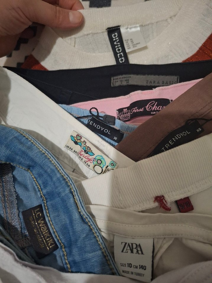 18 parça 9 10 11 12 13 14 15 yaş kız çocuğu kıyafetleri - Görsel 3