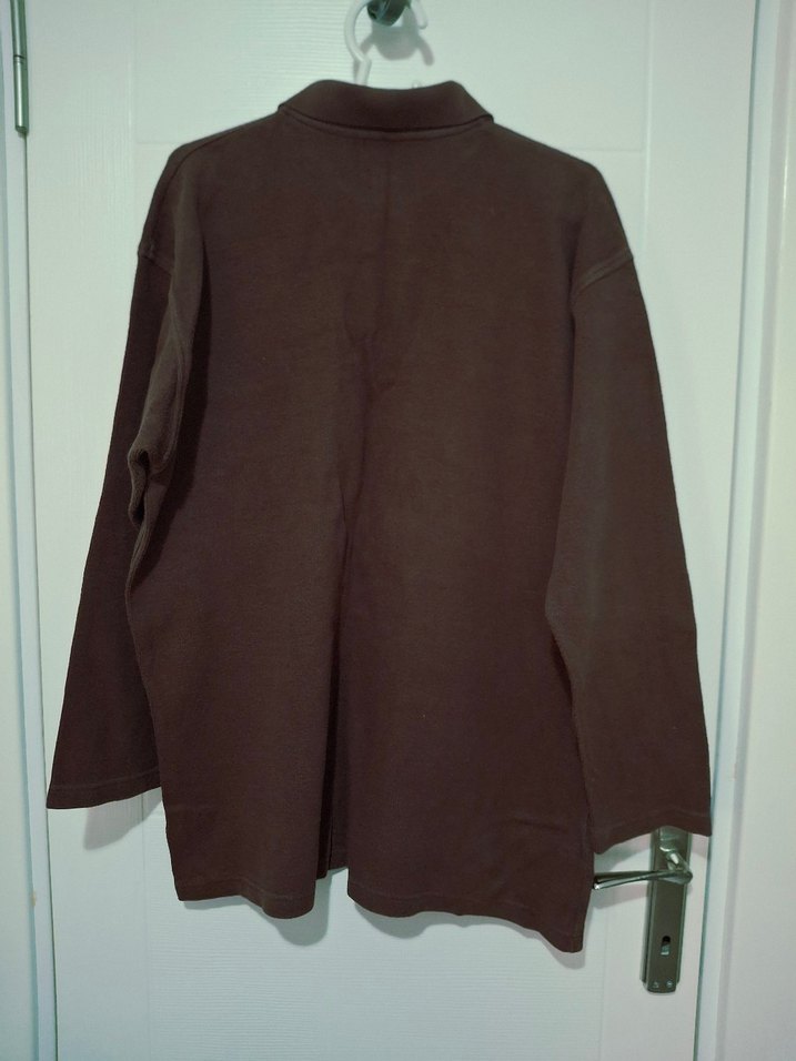 erkek L beden Uzun Kollu sweatshirt Polo Tişört - Görsel 3