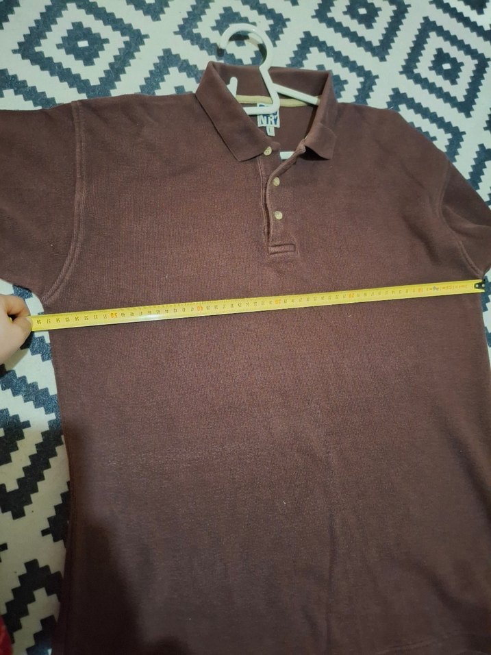 erkek L beden Uzun Kollu sweatshirt Polo Tişört - Görsel 5