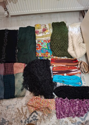 şallar eşarplar fularlar - Görsel 2