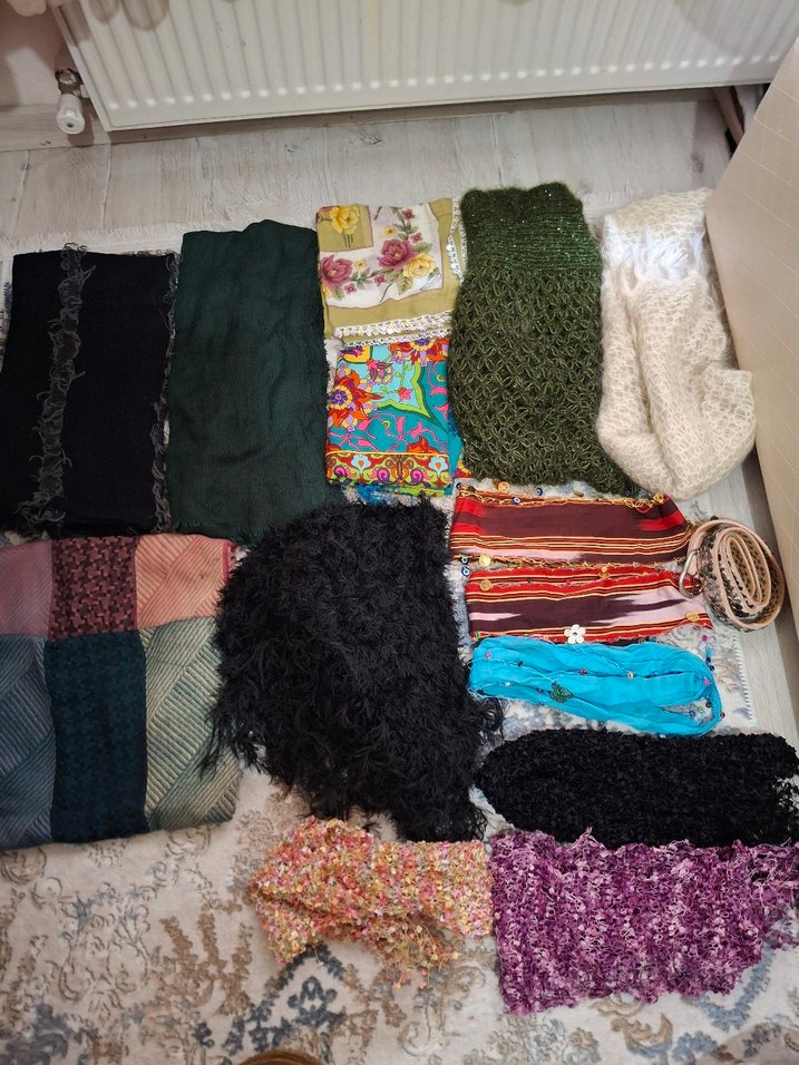 şallar eşarplar fularlar - Görsel 2