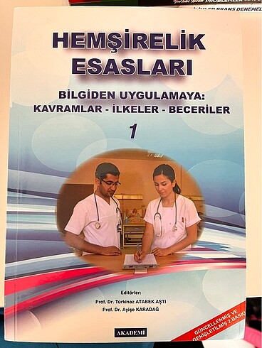 Hemşirelik esasları 1. Ve 2. Kitapları