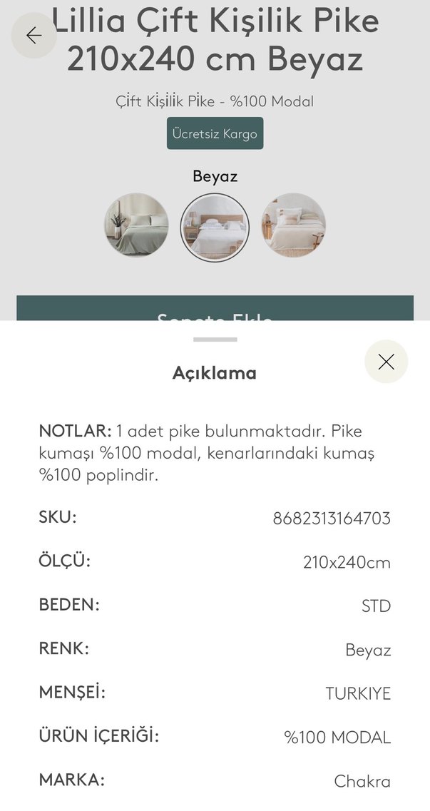 Yatak Örtüsü - Görsel 3