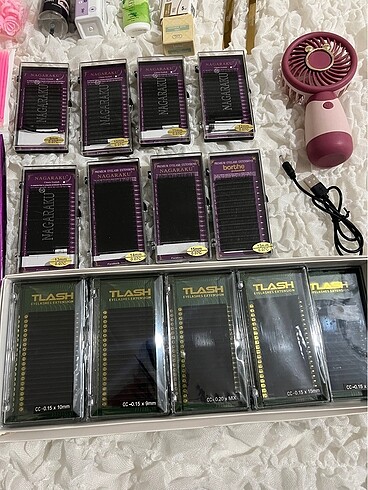 Diğer ipek kirpik başlangıç set-takım