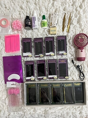 ipek kirpik başlangıç set-takım - Görsel 5