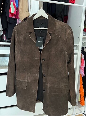 xs Beden Massimo Dutti süet deri blazer