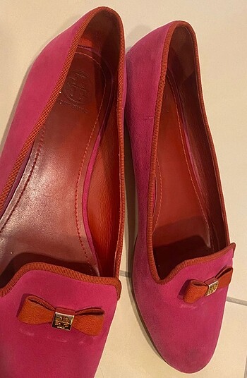 39,5 Beden pembe Renk Tory Burch Loafer