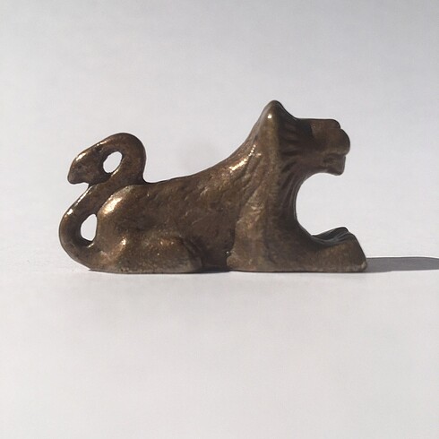 Bronz Sfenks Aslan Figürü