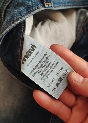 s Beden mavi Renk Jean etek