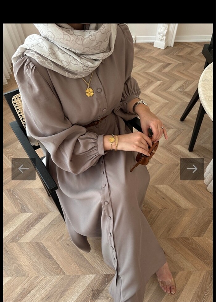 Tesettür elbise - Görsel 2