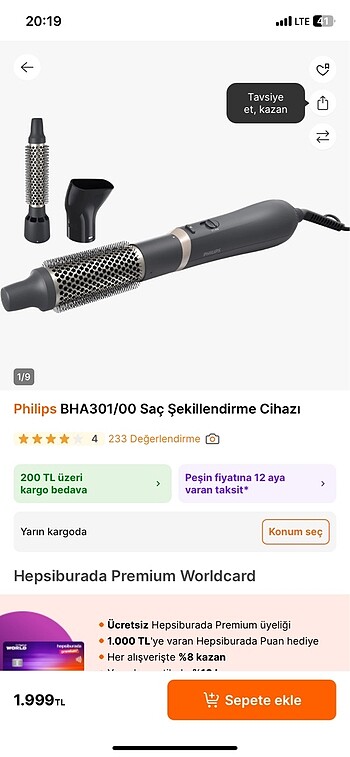 Philips SIFIR SAÇ ŞEKİLLENDİRİCİ