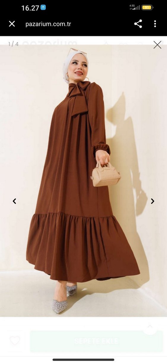 Tesettür elbise - Görsel 2