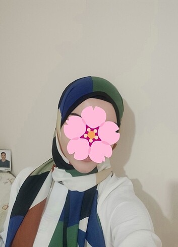 Desenli kaliteli tesettür şal