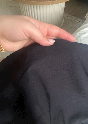 Kadın Siyah Elastik Kumaş Pantolon - Görsel 3