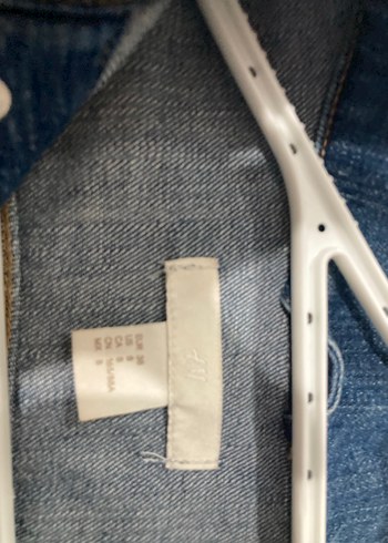 Düğmeli Mavi Kadın Kot Ceket - Görsel 3