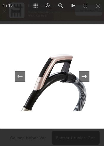 Karaca vantuz Toz Torbasız Elektrikli Süpürge - Görsel 5