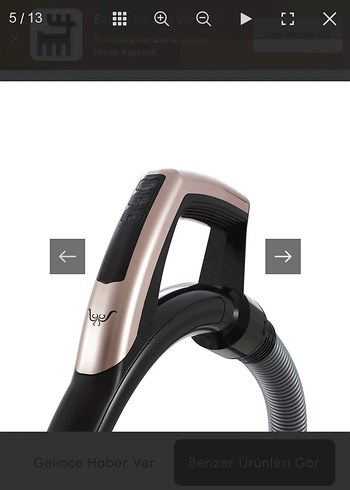 Karaca vantuz Toz Torbasız Elektrikli Süpürge - Görsel 6