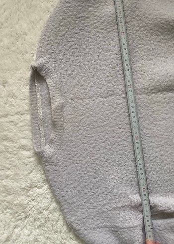 Gri Kadın Triko Uzun Kollu Kazak - Görsel 2