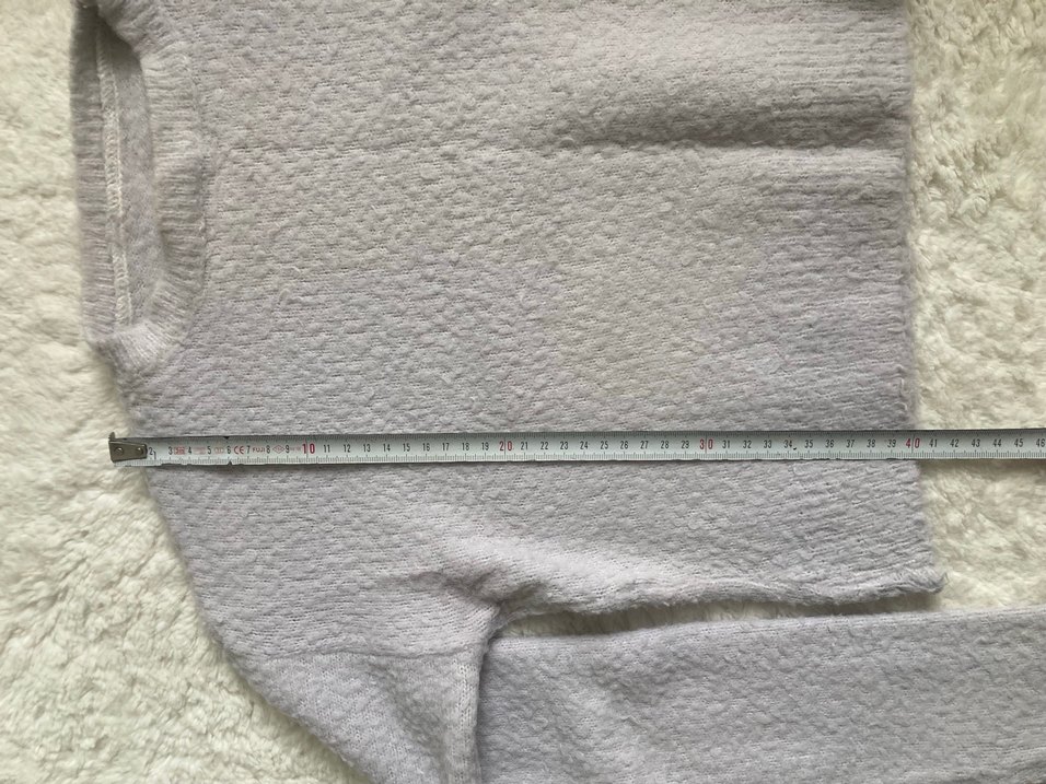 Gri Kadın Triko Uzun Kollu Kazak - Görsel 3