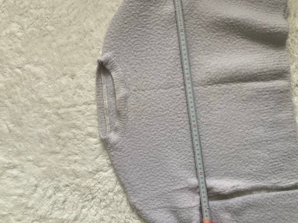 Gri Kadın Triko Uzun Kollu Kazak - Görsel 2