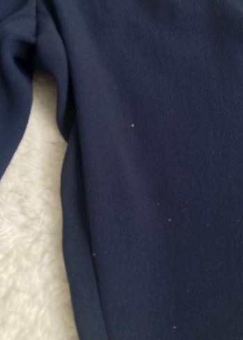 Lacivert Kadın Rahat Kesim Kumaş Pantolon - Görsel 3