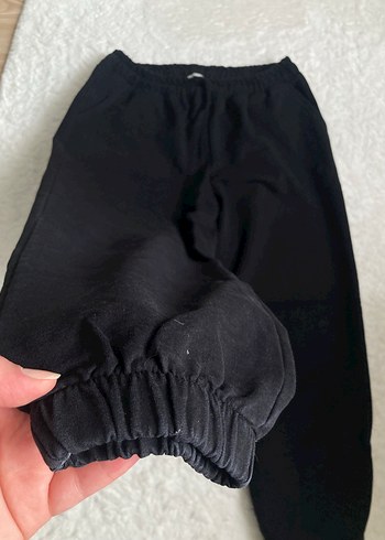 Siyah Rahat Kesim Kadın Eşofman Altı - Görsel 2