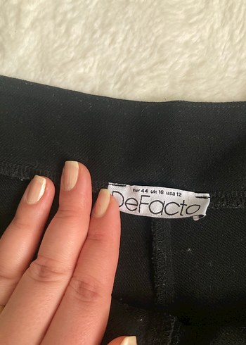 Kadın kumaş siyah pantolon - Görsel 5