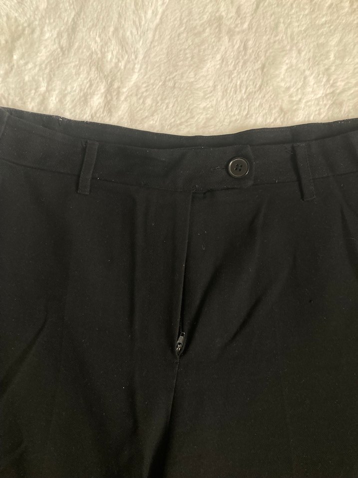 Kadın kumaş siyah pantolon - Görsel 4