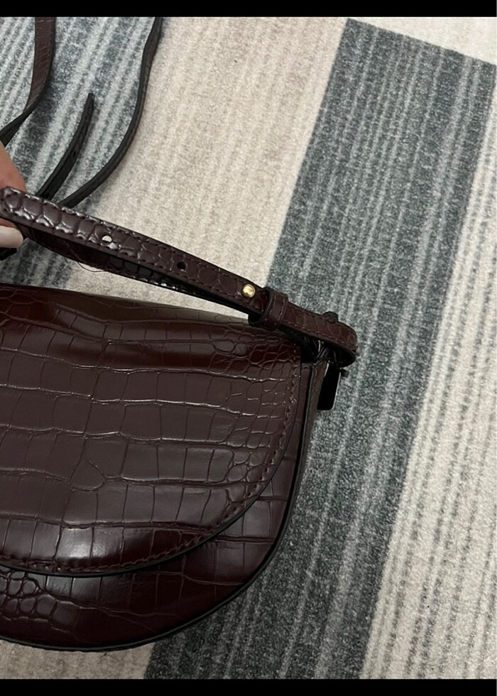 mango kahverengi çanta - Görsel 3