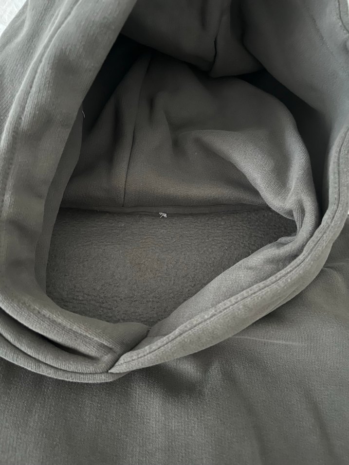 Gri Kapüşonlu Erkek Sweatshirt - Görsel 2