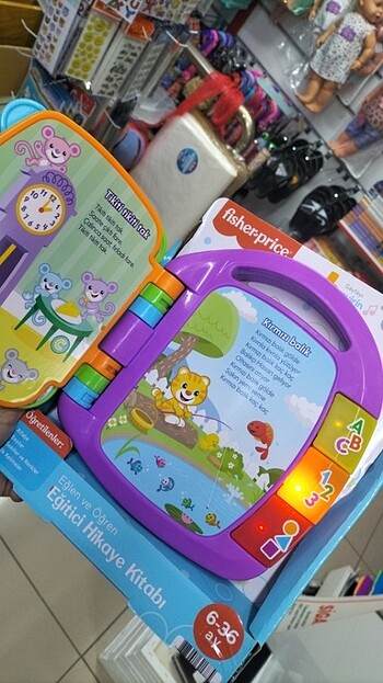  Beden Renk Fisher Price Eğitici Hikaye Kitabı