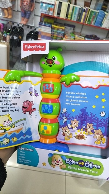  Beden Fisher Price Eğitici Masalcı Tırtıl