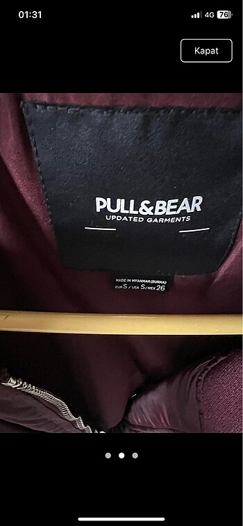 Pull and Bear bomber ceket