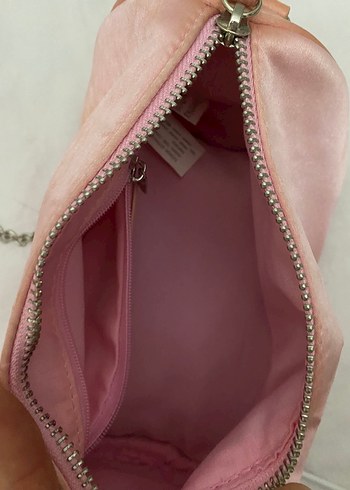 Bershka Bershka Pembe saten çanta