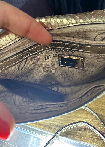 Gold guess çanta - Görsel 3