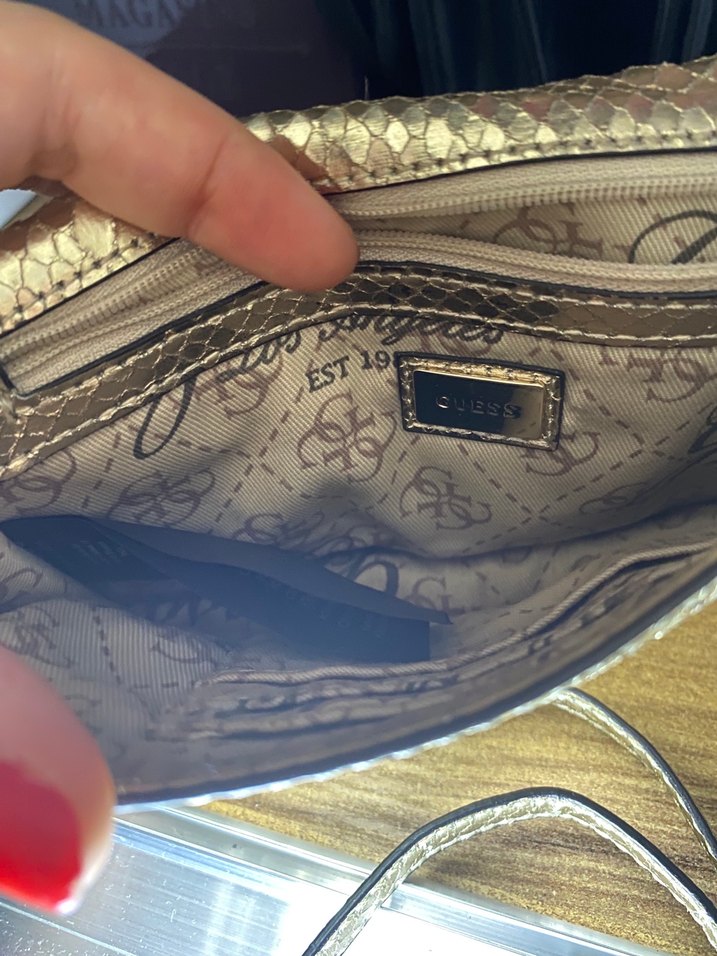 Gold guess çanta - Görsel 3