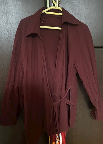 xl Beden Bordo kimono