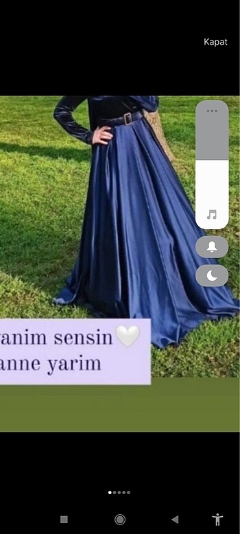 elbiseyi ben tarlatanlı kullandım burda tarlatansız her iki şekl