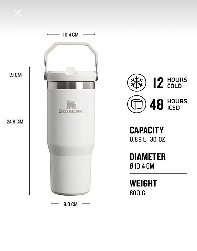 Diğer Stanley iceflow pipetli termos