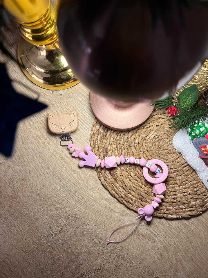 Mavi Nakışlı Uzun Emzirme Aksesuarı - Görsel 2